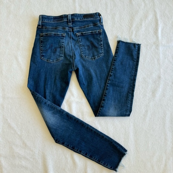 AG Adriano Goldschmied Skinny Blue Jeans Stretchy Size 26R - Picture 10 of 11